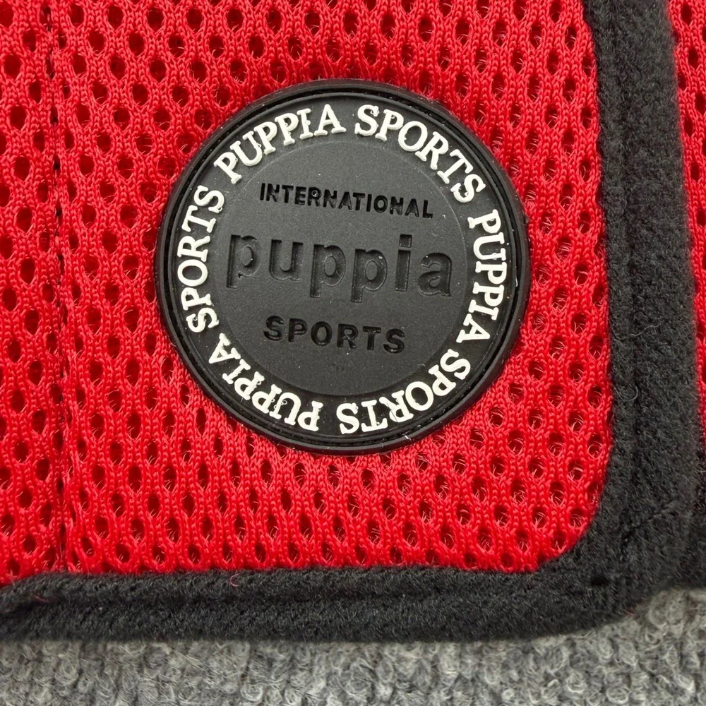 Puppia Soft Vest Harness B XL Red Navy Blue Bundle 2-Pack Mesh Dog Harness NEW